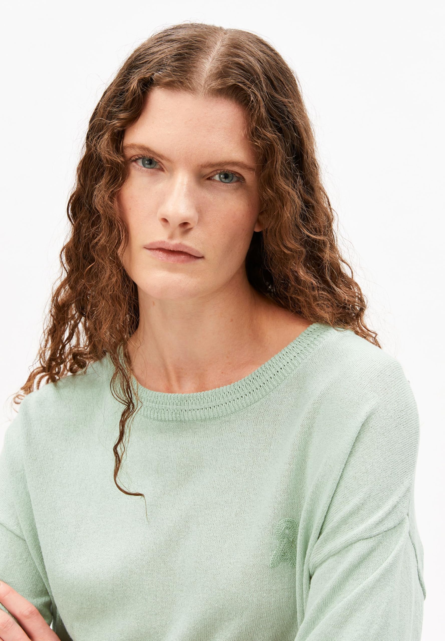ARMEDANGELS Damen Strickshirt aus Leinen-Mix LINO Blend Relaxed Fit