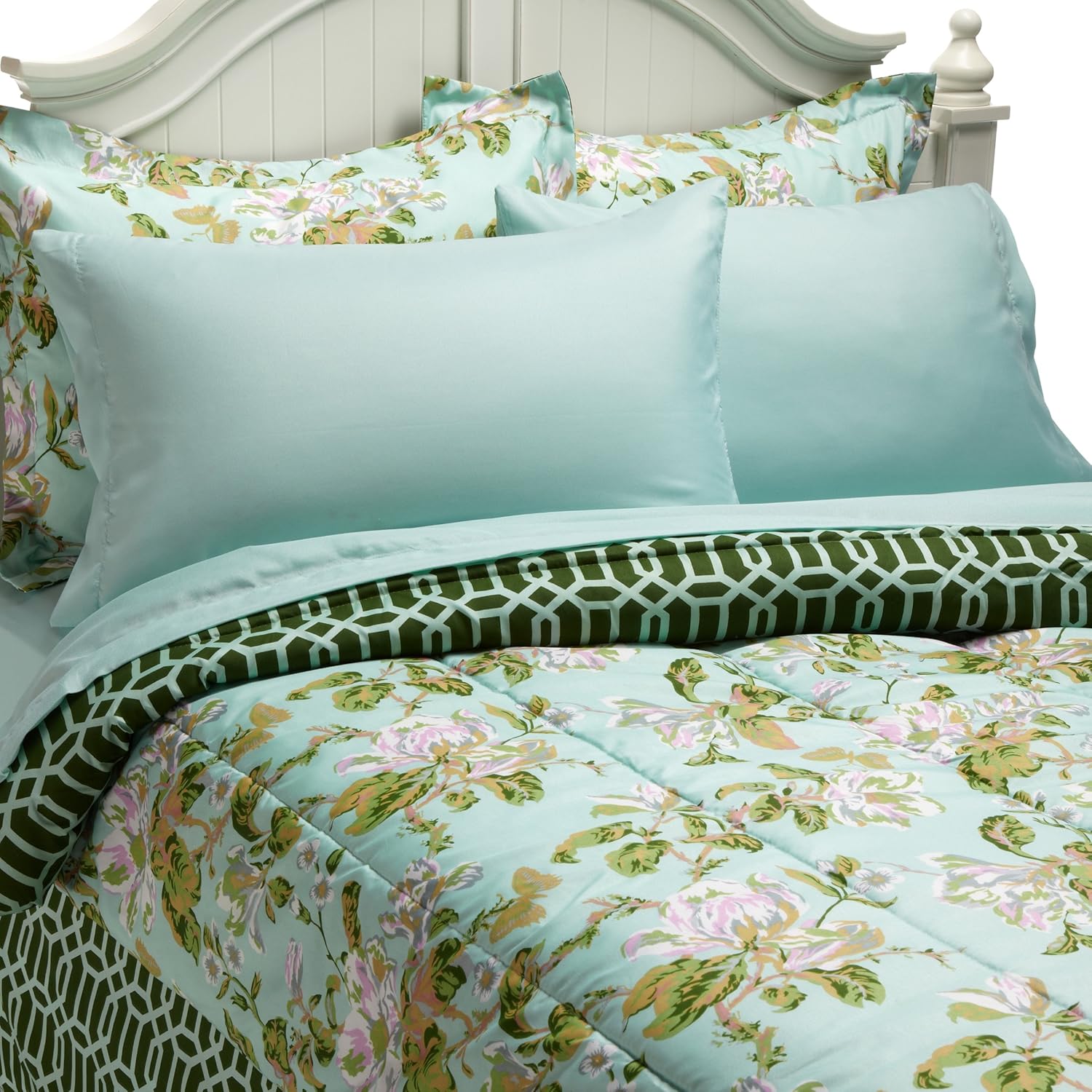 Cathay Home Fashions 6Piece Bed in a Bag Microfiber Set