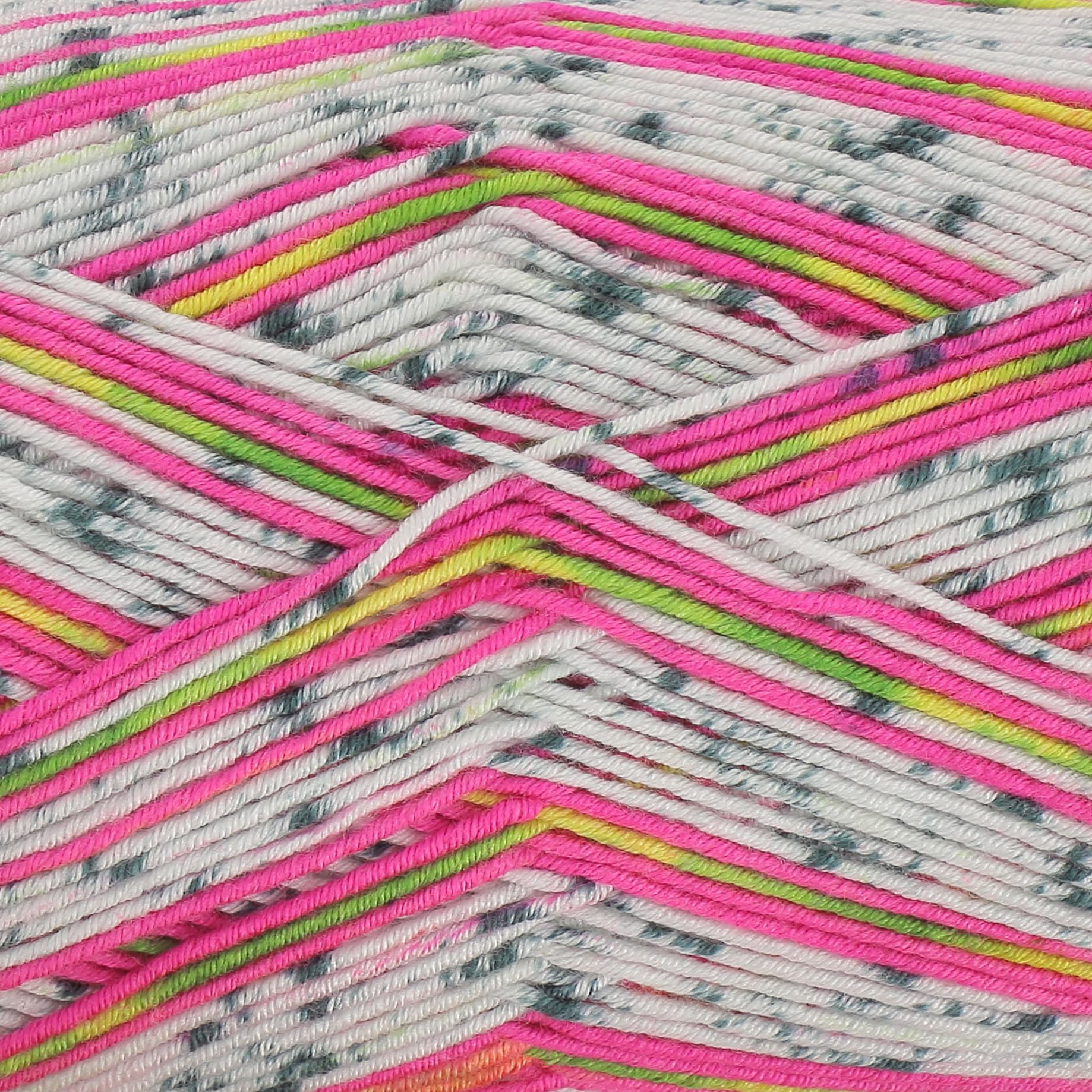 King Cole 2074914 Footsie 4Ply Dragon Fruit Yarn - 430M, 100g