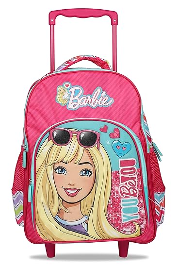 Barbie 35 Ltrs Pink School Backpack (Barbie You Be You School Bag 46 cm T)