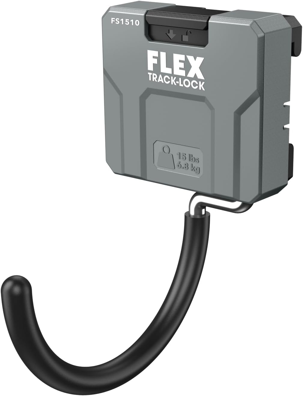 FLEX Track-Lock Wall Mount Storage System Large Folding Dual C-Hook 2 Pack - FS1511-2