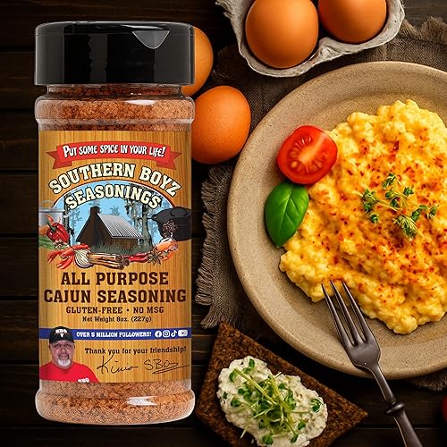 Miniatura 7 de Southern Boyz - Condimento criollo cajún multiusos, coctelera de 8 onzas (sin MSG, mezcla sin gluten), 8 onzas (paquete de 1)