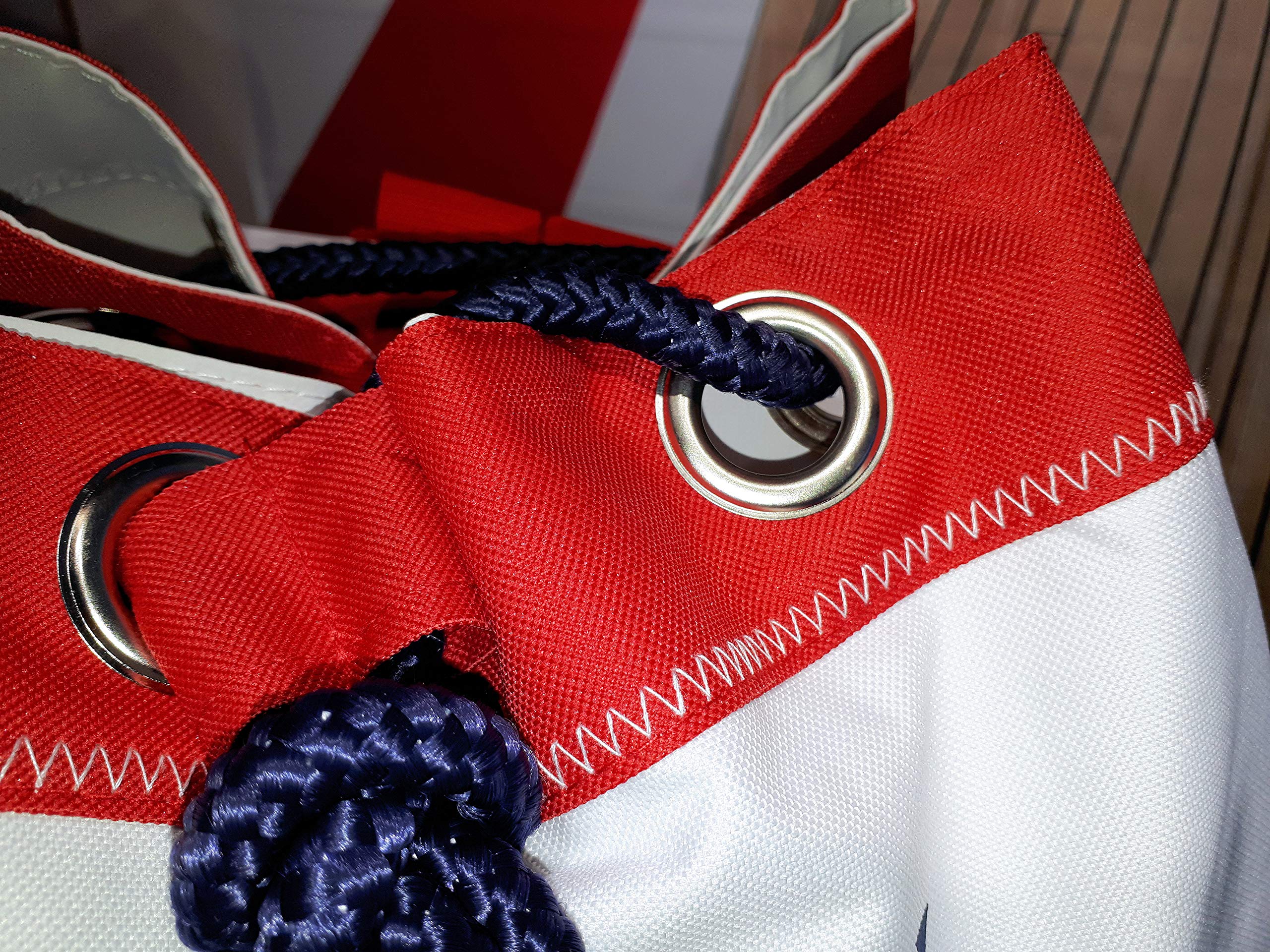 Bolsa de Marinero Portofino con Doble Fondo y Bolsillo Frontal, dotada de asa y Correas para Uso en Mochila
