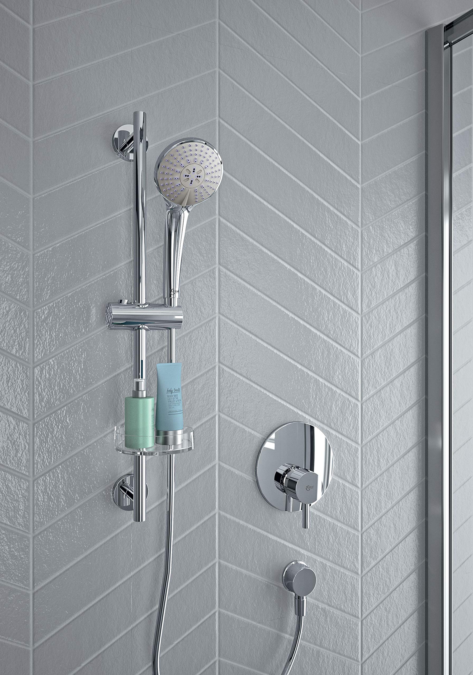 Ideal Standard B9415AA Idealrain M3 Ensemble Barre de douche 60 1,75 psav Transparent