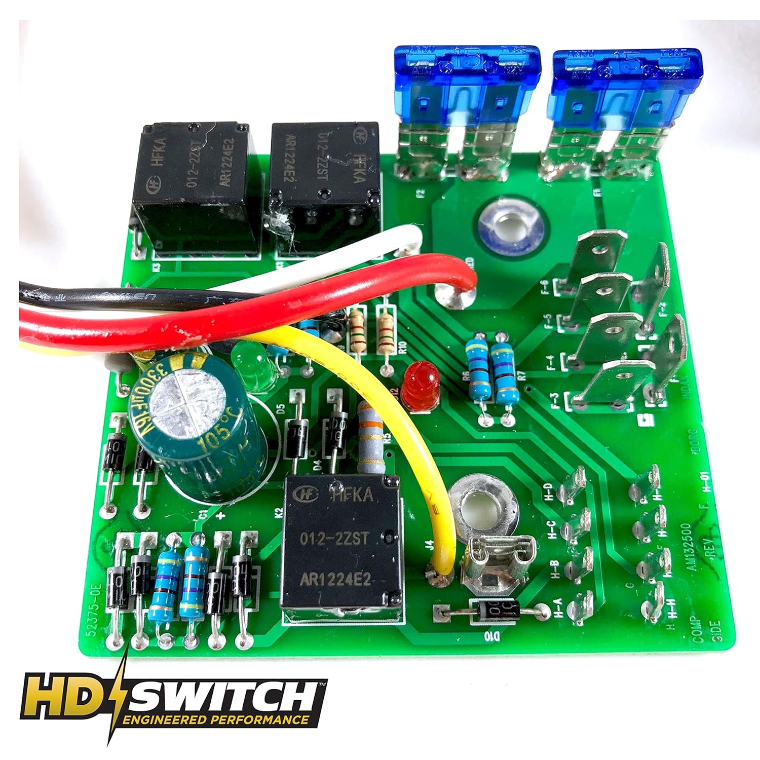 HD Switch AUC15330 Starter Ignition Switch Module w/Replaceable Key Switch & 2 Protective Umbrella Keys fits John Deere Tractor Lawn Mowers - OEM Upgrade