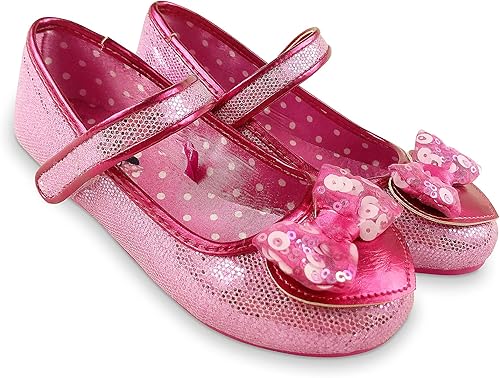 Disney Zapatos de disfraz de Minnie Mouse para niños, color rosa