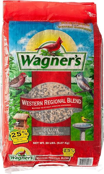 Wagners 62008 Western Regional Blend Wild Bird Food, 20-Pound Bag
