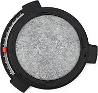 Vista 6 de Discos de filtro de agua y marco de soporte compatible con Mr. Coffee Brewers – Filtro de disco de carbón activado desechable de repuesto y marco