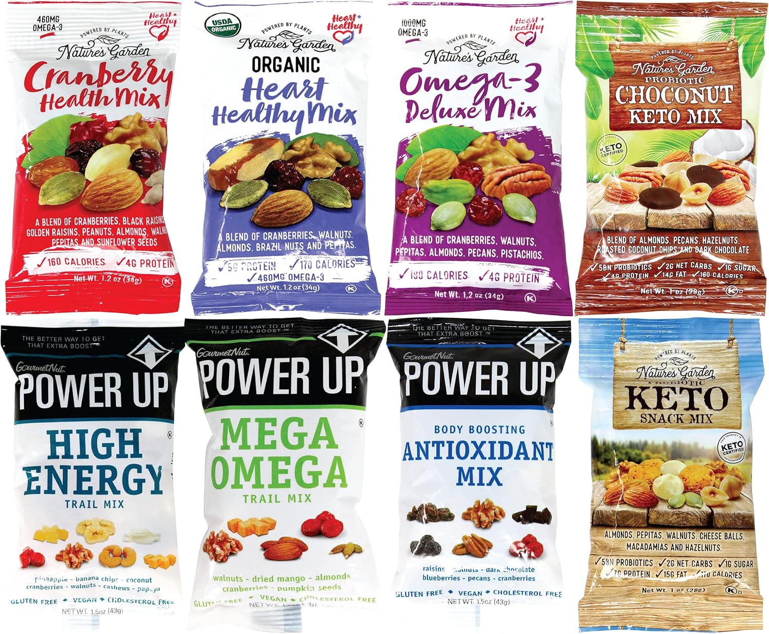 Trail Mix Individual Packs Variety Pack Gluten Free Power Up