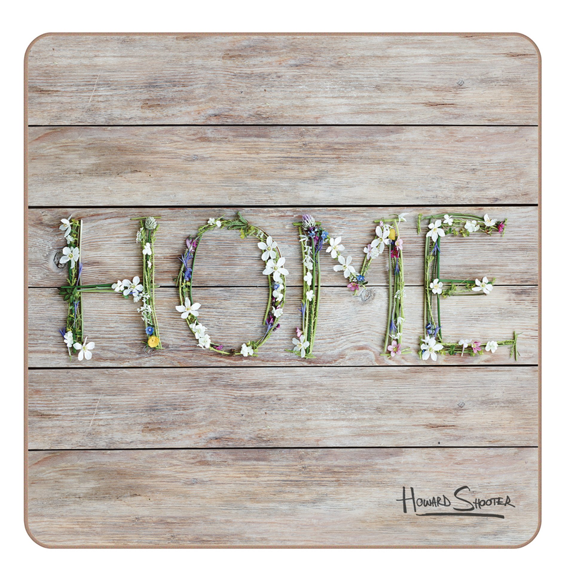 Howard Shooter Country Home Cork Back Coasters, Multi-Colour, 10 x 10 x 2.3 cm