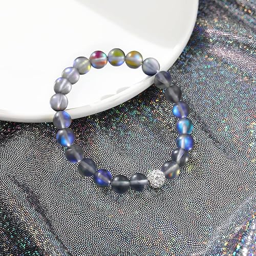 Miniatura 5 de GIEIWIW Healing Bracelet for Women Anxiety Crystal Bracelet Chakra Beaded Bracelets Calming Stretch Bracelet Rose Quartz Crystals Healing Stones