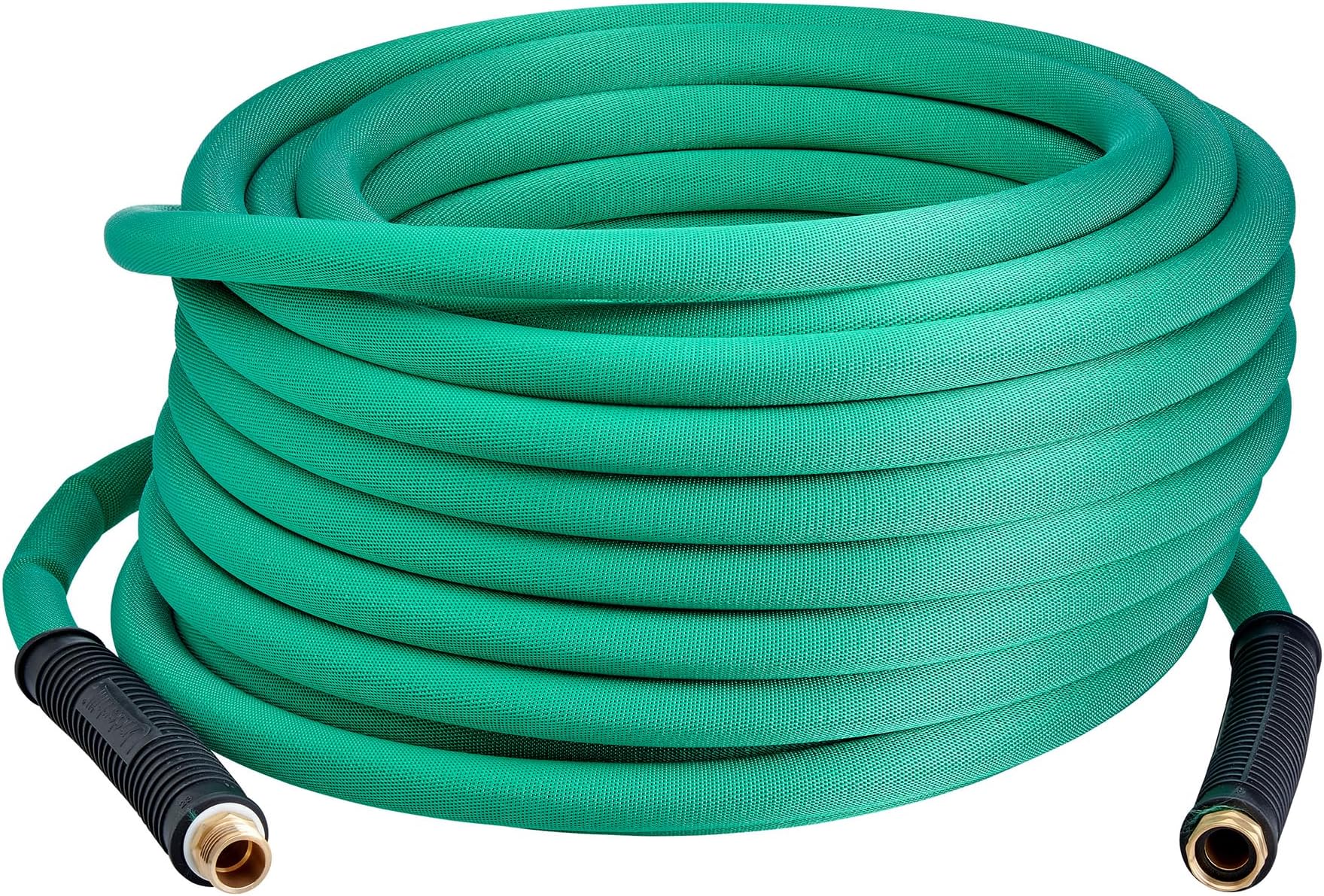 UnderhillFeatherweight UltraMax Heavy-Duty Garden Hose for Turf Managers, Lightweight, 1200 PSI BP, 300 PSI WP, H75-100FW 3/4 Inch x 100 ft Green