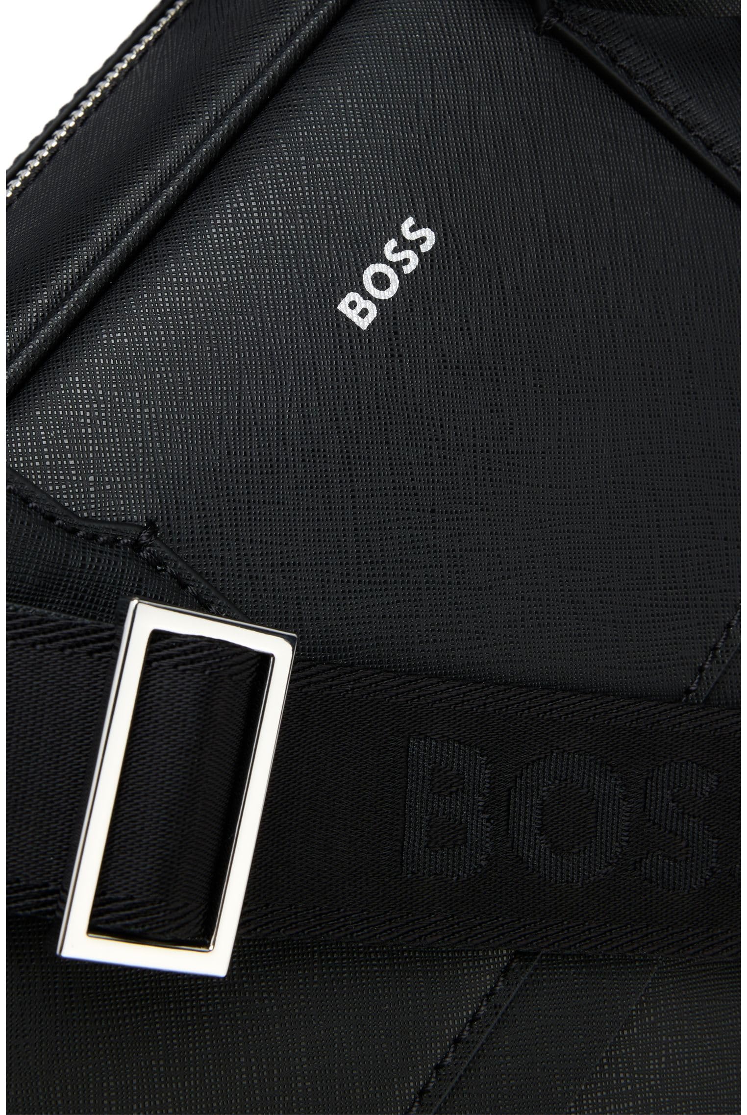 BOSS Hommes Zair S doc case Porte-documents avec logo imprimé en transfert