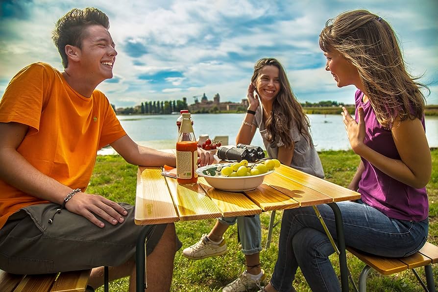 NATAL DESIGN×castelmerlino TABLE 120×60 Amazon.com: CASTELMERLINO 48 Folding Table Camper Larch cm