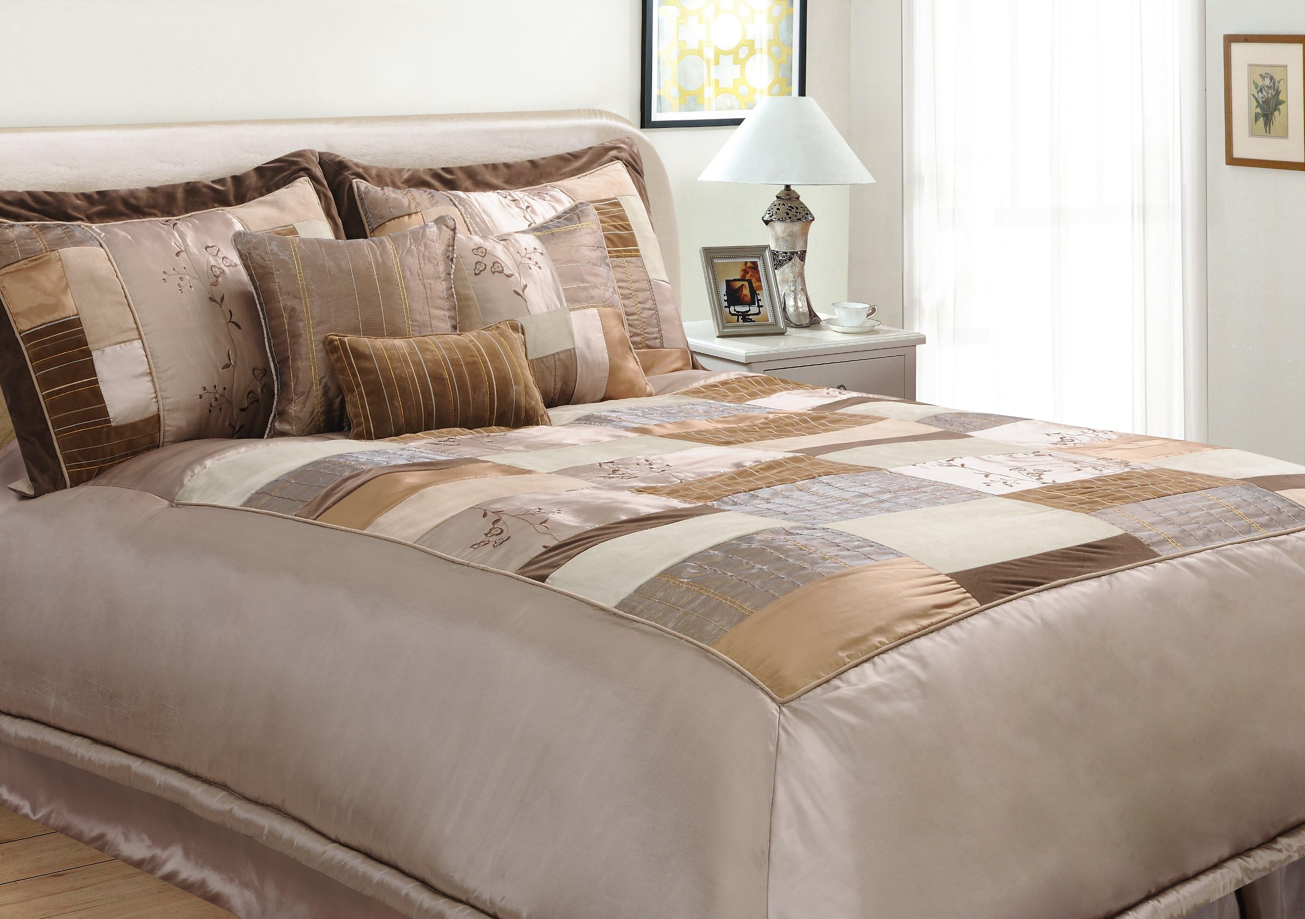 Hudson Street Florence King Bed Set, Natural