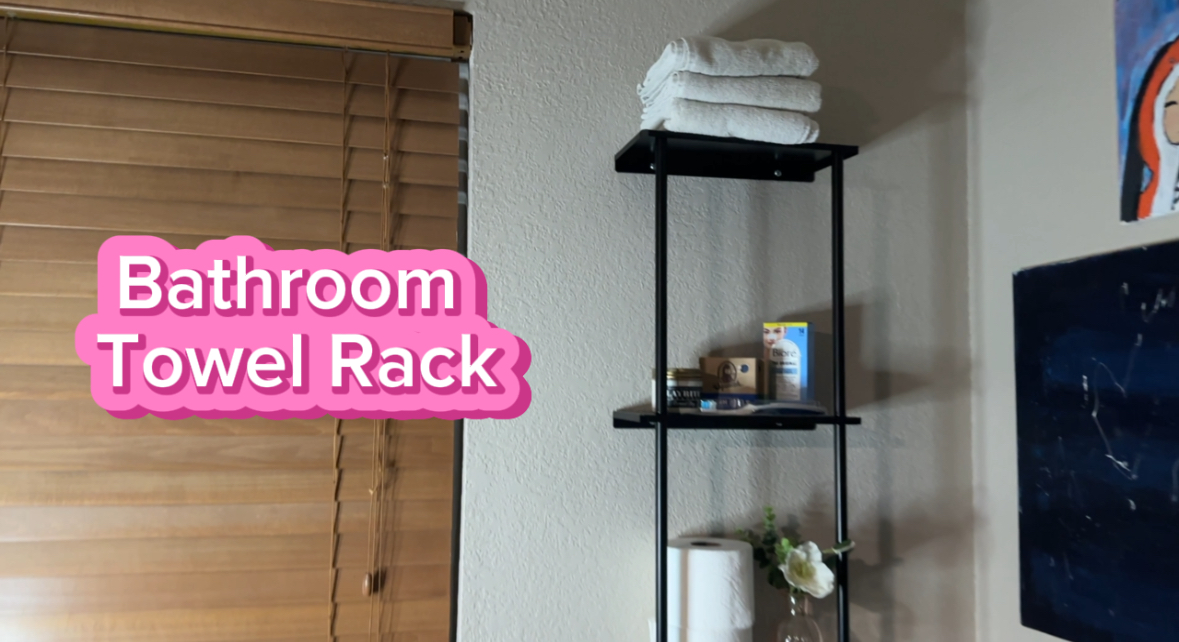 Watch Bathroom Towel Rack on Amazon Live