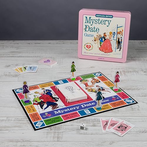Miniatura 4 de WS Game Company Mystery Date Nostalgia Edition Juego de mesa en lata coleccionable