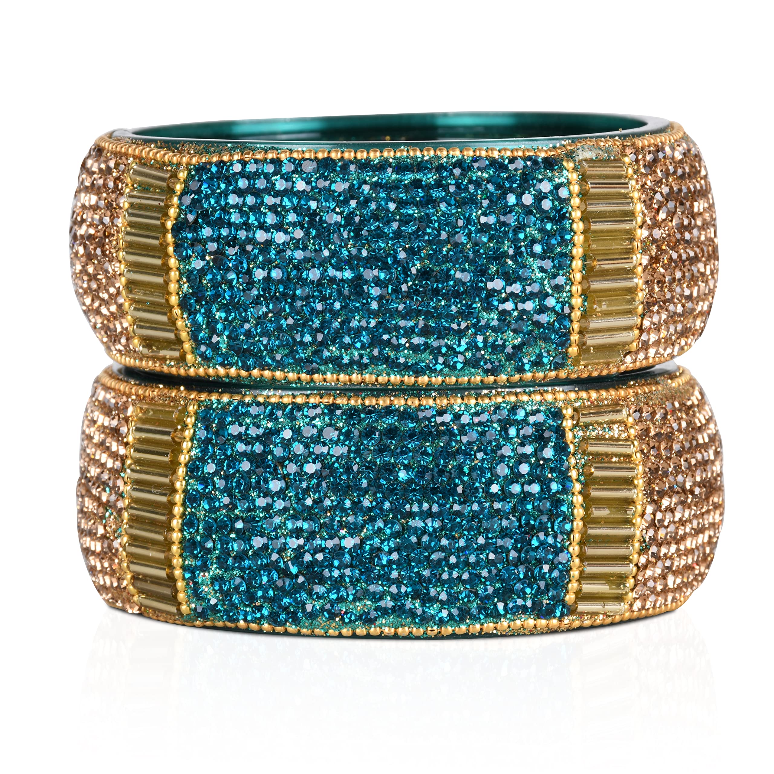 See full amazon price history chart for BIANKA Zircon Glass Kada Set Of 2 With Gemstone for Women and Girls for Beauty and Ethnic Wear jewellery bangles woman bangles wedding bangles set for women bangles set (2.6, Gold and Silver Pattern) BIANKA Zircon Glass Kada Set Of 2 With Gemstone for Women and Girls for Beauty and Ethnic Wear jewellery bangles woman bangles wedding bangles set for women bangles set (2.6, Gold and Silver Pattern) (B09DKHVHJJ) Amazon Price History, Amazon Price Tracker