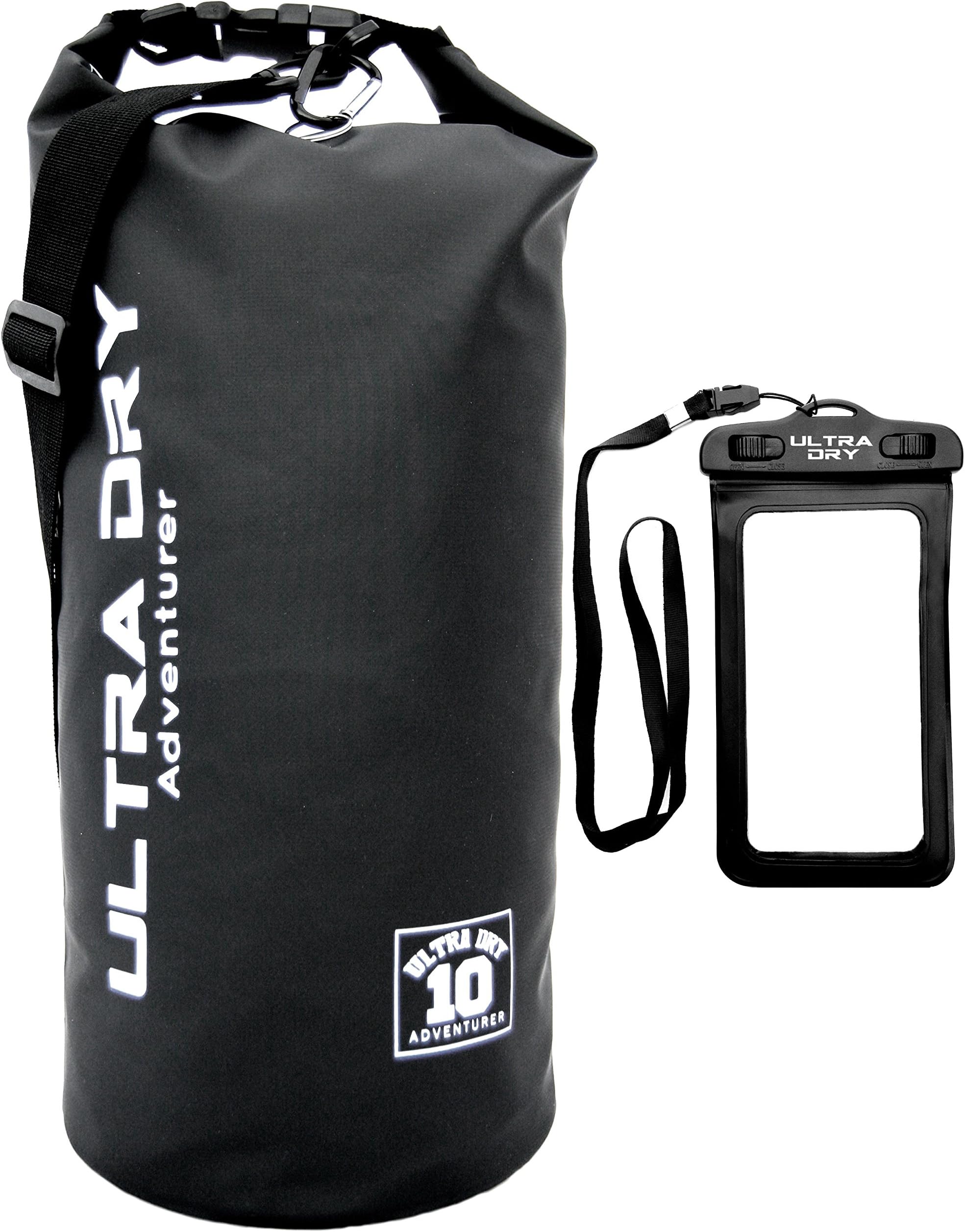 Ultra Dry Adventurer Premium Waterproof Bag, Sack with Phone Dry Bag and Long Adjustable Shoulder Strap Included, Perfect for Kayaking/Boating/Canoeing/Fishing/Rafting/Swimming/Camping/Snowboarding