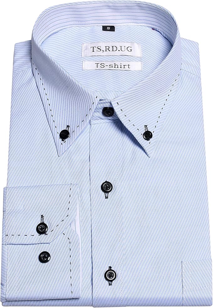 Amazon ワイシャツ メンズ 長袖 形態安定 ビジネスシャツ レギュラーフィット ノーアイロン 透けない 多色選択 シャツ 通販