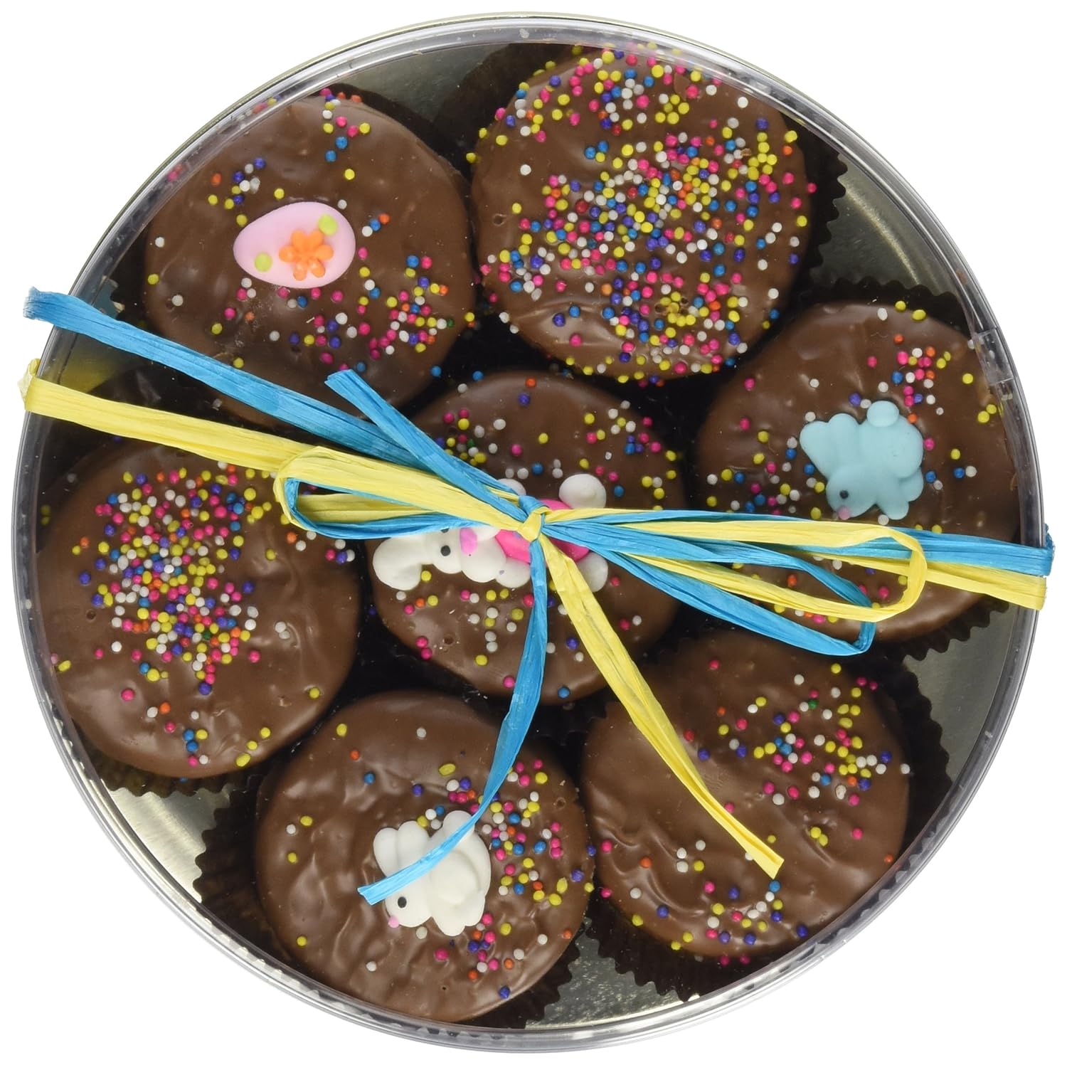 Amazon.com : Milk Chocolate Dipped Oreo Cookies with Easter Bunny ...