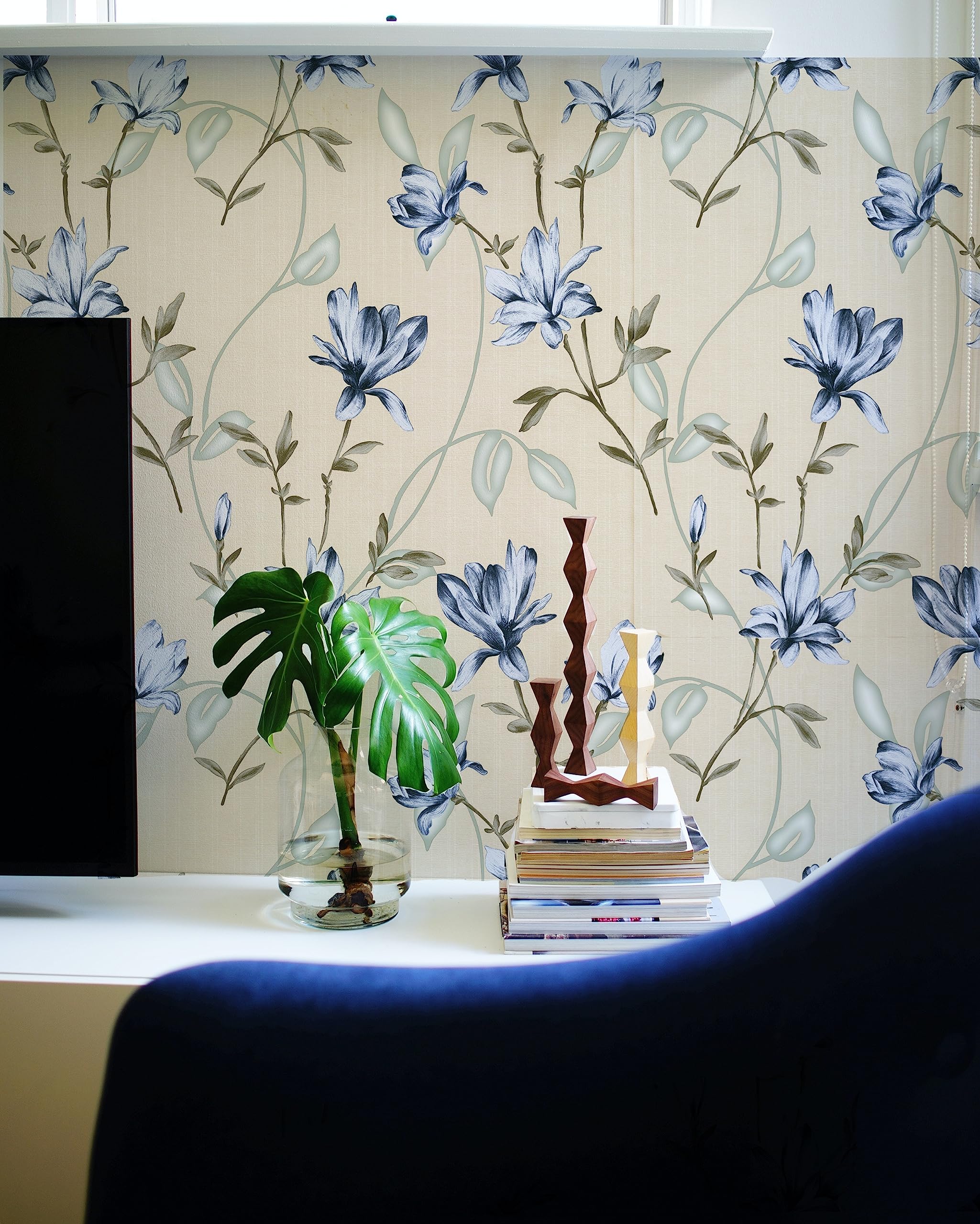VI COLLECTIONS 200 X 45 Cm Blue Climbers Self Adhesive Wallpaper (B0CC5BJ7T3) Amazon Price History, Amazon Price Tracker