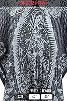 Vista 2 de ShirtBANC Poncho Mexicano Virgen de Guadalupe Virgencita Serape Cobija
