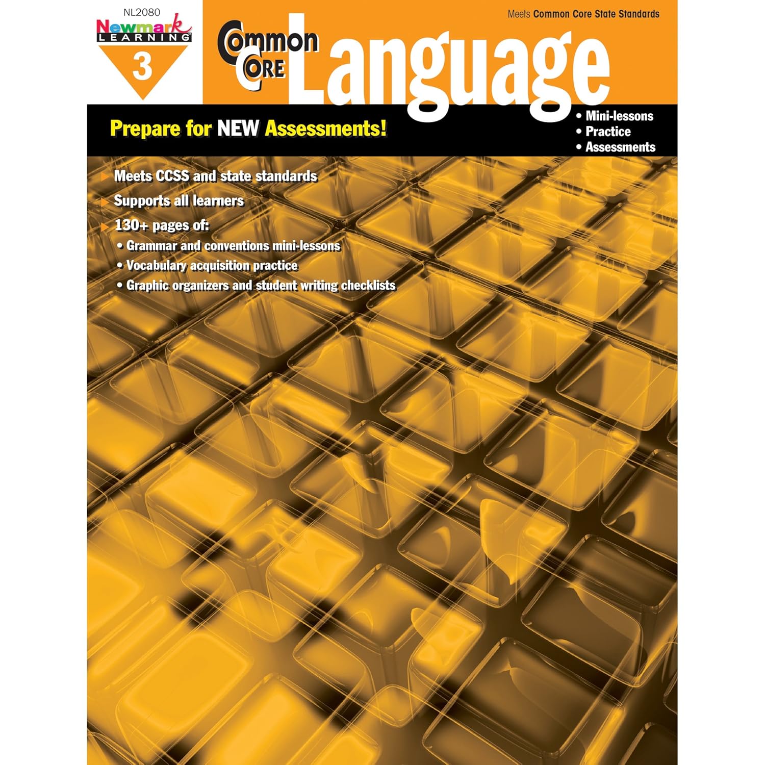 Newmark Learning Grade 3 Common Core Practice Language Book