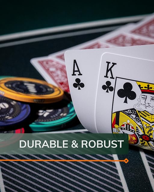 Foto 3 de 6 de Bullets Playing Cards, Cartas de juego de plastico. 2 x Baraja poker de medidas Bridge e índice Standard.…