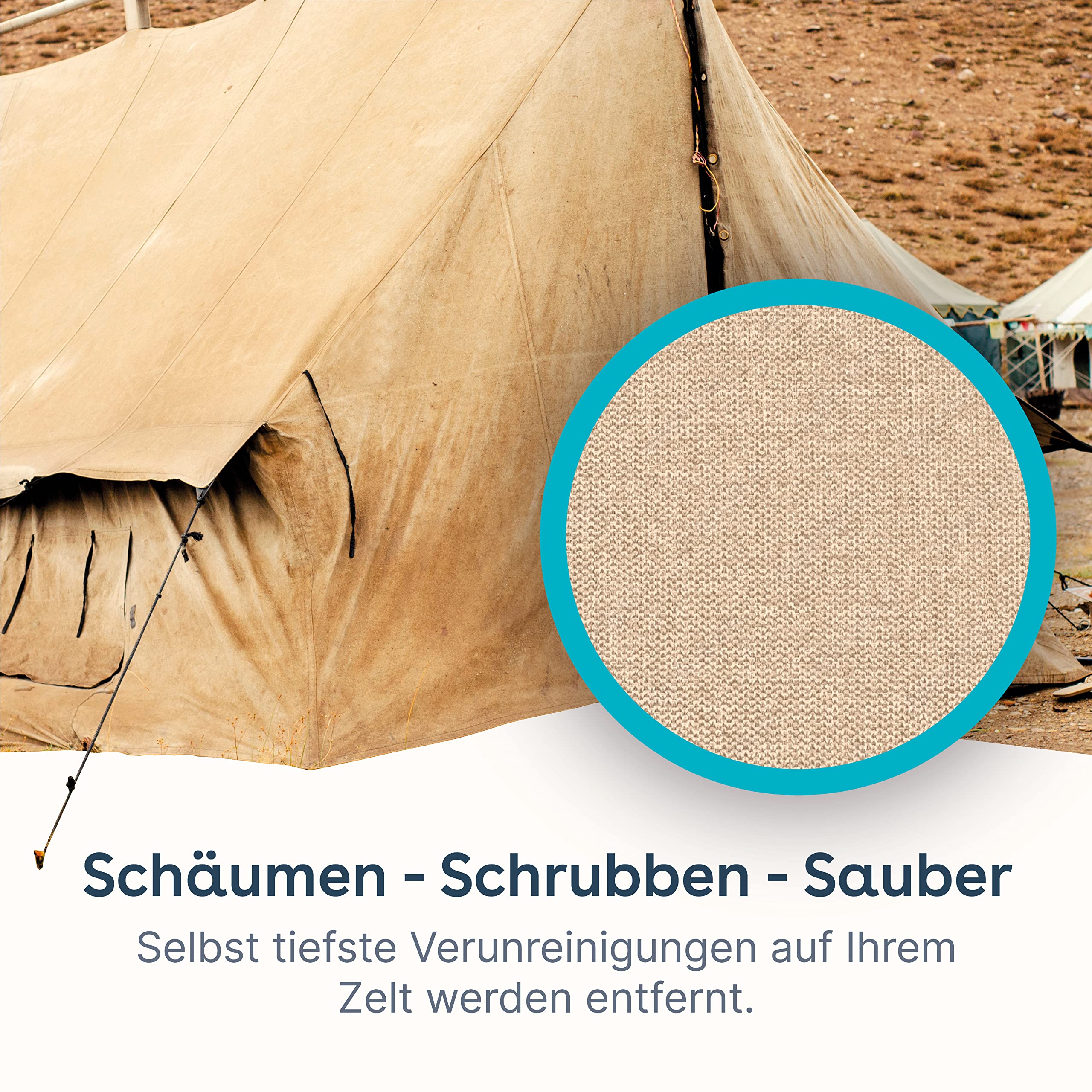 Zelt und Pavillon Reiniger Zeltreiniger für natürliche und synthetische Fasern Löst Verschmutzungen Grünbelag Stockflecken