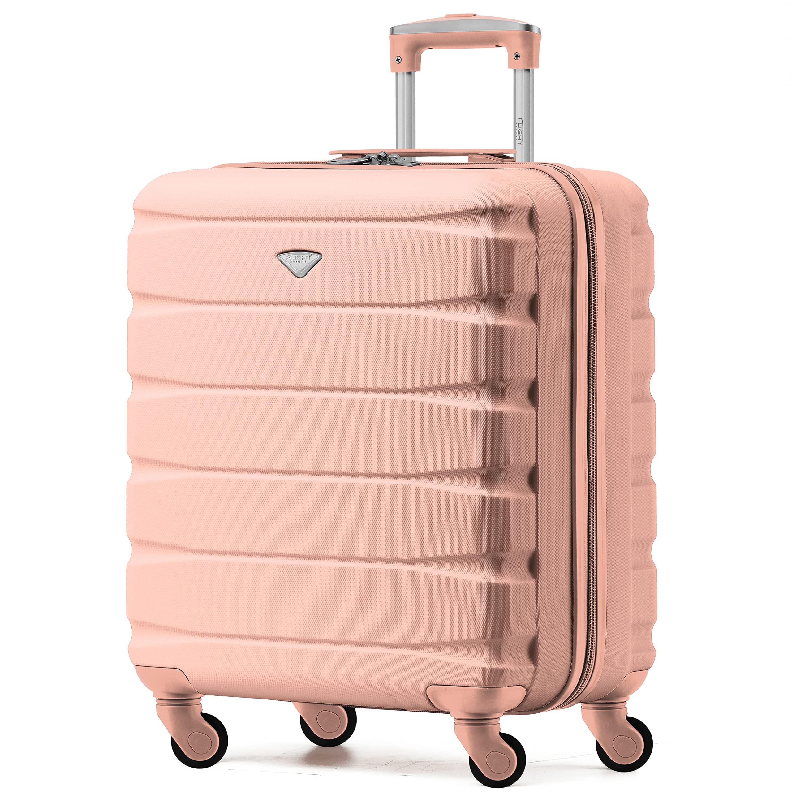 Flight Knight Lightweight 4 Wheel ABS Hard Case Medium Suitcase Approved for Over 100 Airlines Including easyJet, British Airways, Ryanair, Jet2, Emirates & Many More - Check-in Medium Size 25" — view 228
