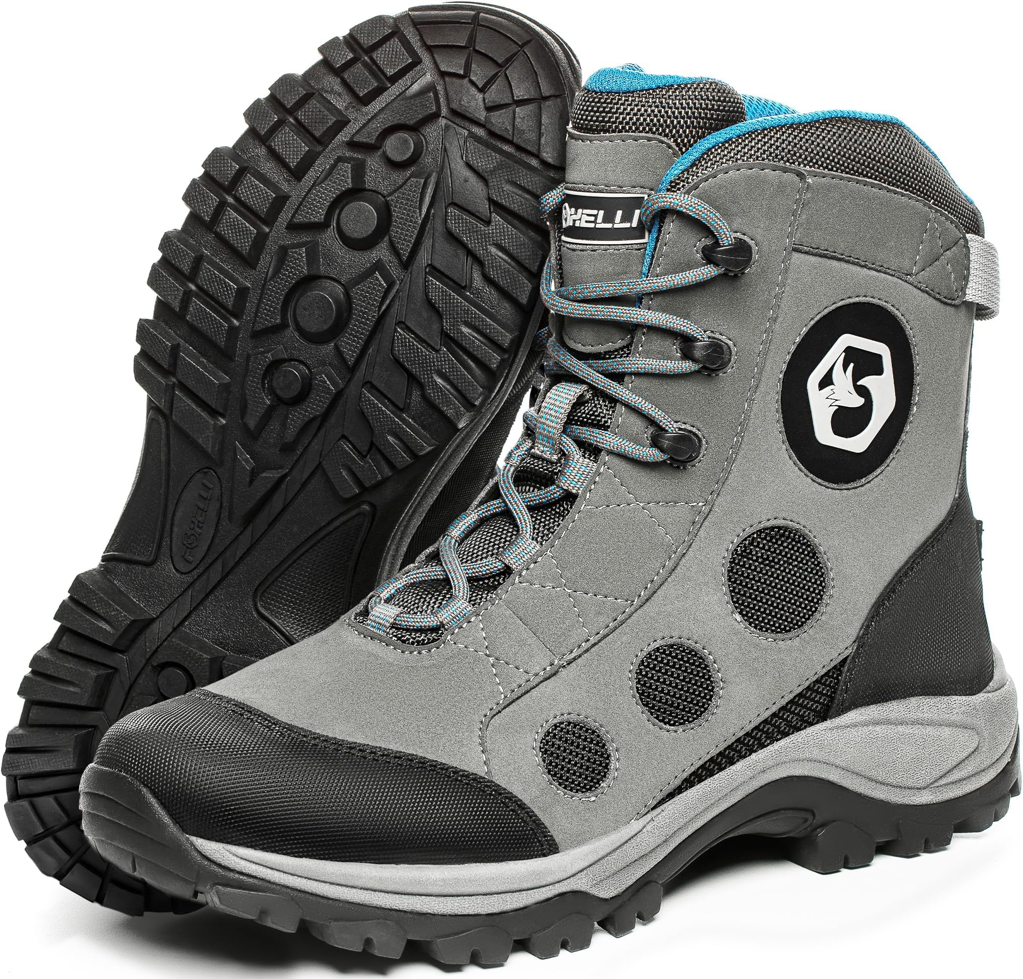 FoxelliWading Boots – Lightweight Fly Fishing Boots for Men, Rubber Sole Wading Shoes