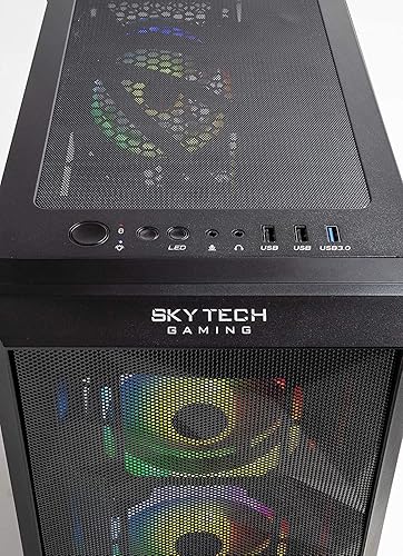 Miniatura 3 de Skytech Chronos Mini PC de escritorio para juegos - Intel Core-i7 9700KF 3.6GHz, RTX 2060 6GB, 16GB DDR4 3000, 1TB SSD, AC WiFi, Win 10 Home, negro