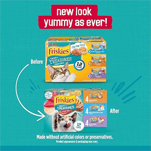 Miniatura 2 de Comida para gatos húmeda Purina Friskies Tasty tesoros