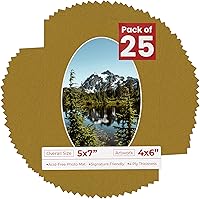 Vista 66 de Tapete de 5 x 7 para fotos de 4 x 6 pulgadas, con apertura de tablero ovalado verde Honeydew precortado, sin ácidos, mate para proteger tus