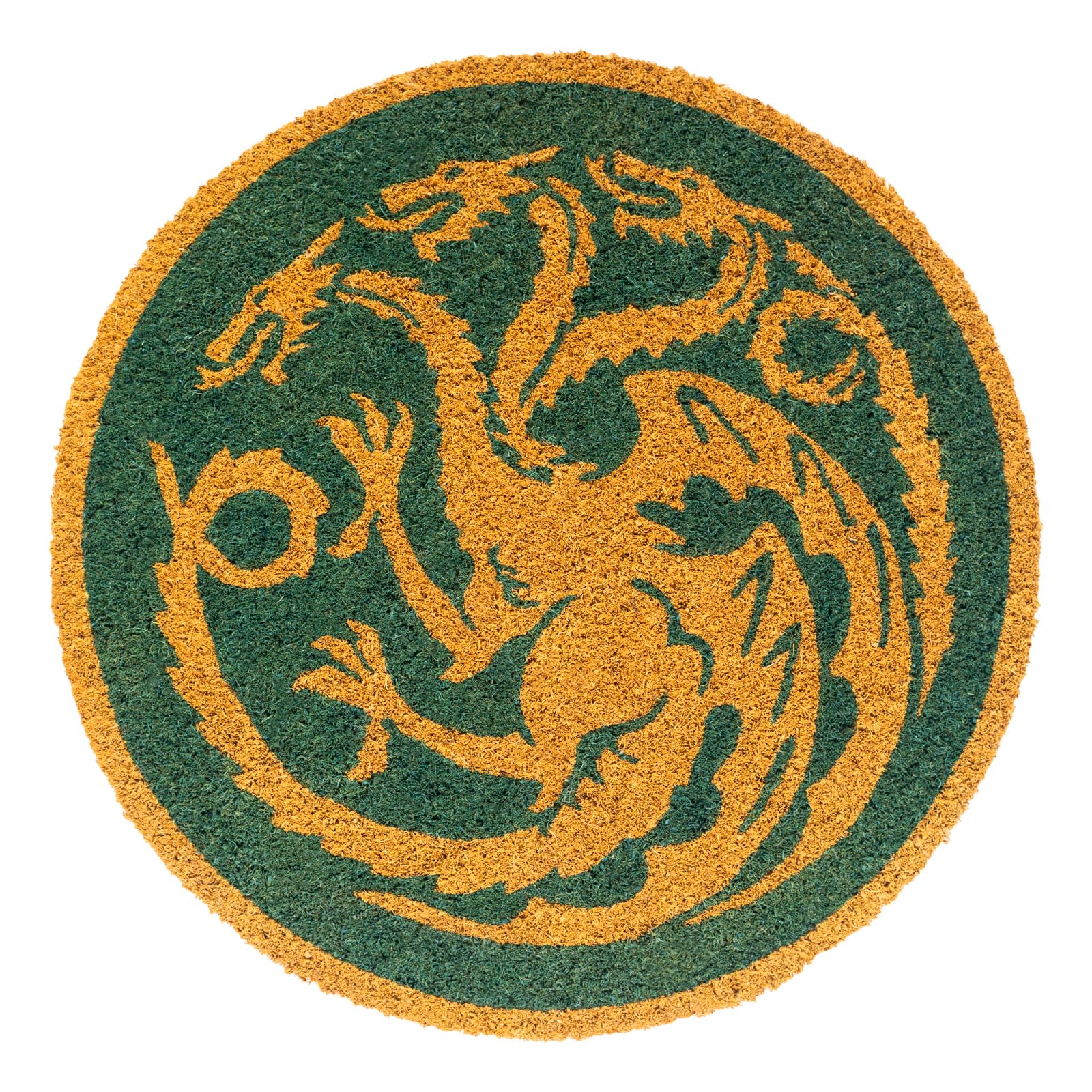 Grupo Erik Door Mat - Game of Thrones Gifts | 19.7 x 19.7 inches - 50 x 50 cm Coco Coir, Coconut Coir, Indoor & Outdoor Door Mat | Game Of Thrones Merchandise, Dragon Gifts