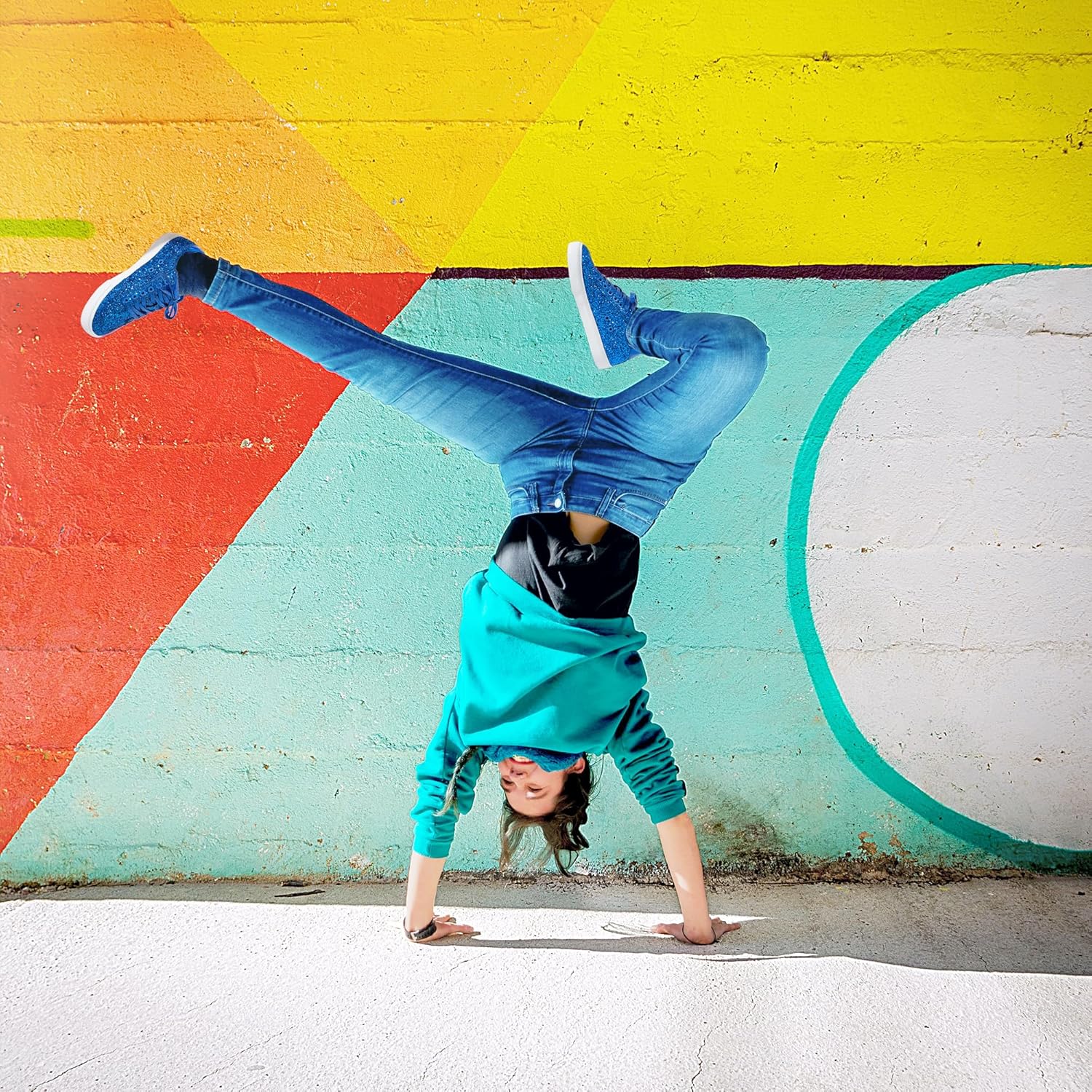 Jeekopeg Glitter Sparkly Fashion Sneakers Shoes Shiny Casual Shoes Bling Sequin Concert Low Cut Lace up Shoes - Image 2