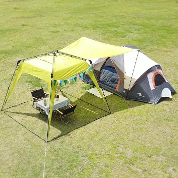 4-6 Person Tent/Instant for Camping Waterproof Family Tent with Outdoor Canopy Screen Room,Awning