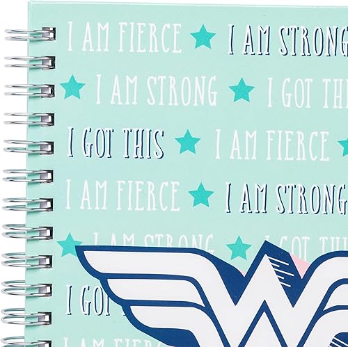 Miniatura 3 de Silver Buffalo Wonder Woman - Diario en espiral de tapa dura con logotipo pastel, 6 x 8 pulgadas