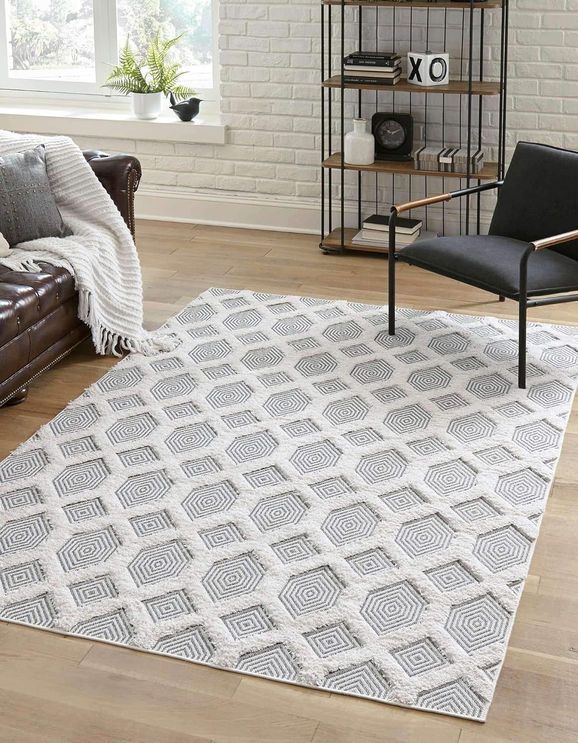 Unique Loom Sabrina Soto Casa Collection Area Rug - Havana (2' 3'' x 3' Rectangle, Beige/ Ivory)