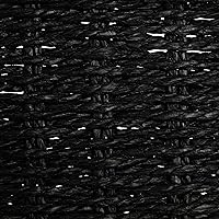 Vista 6 de Household Essentials Cesta de almacenamiento rectangular de cuerda de papel tejida a mano, color negro