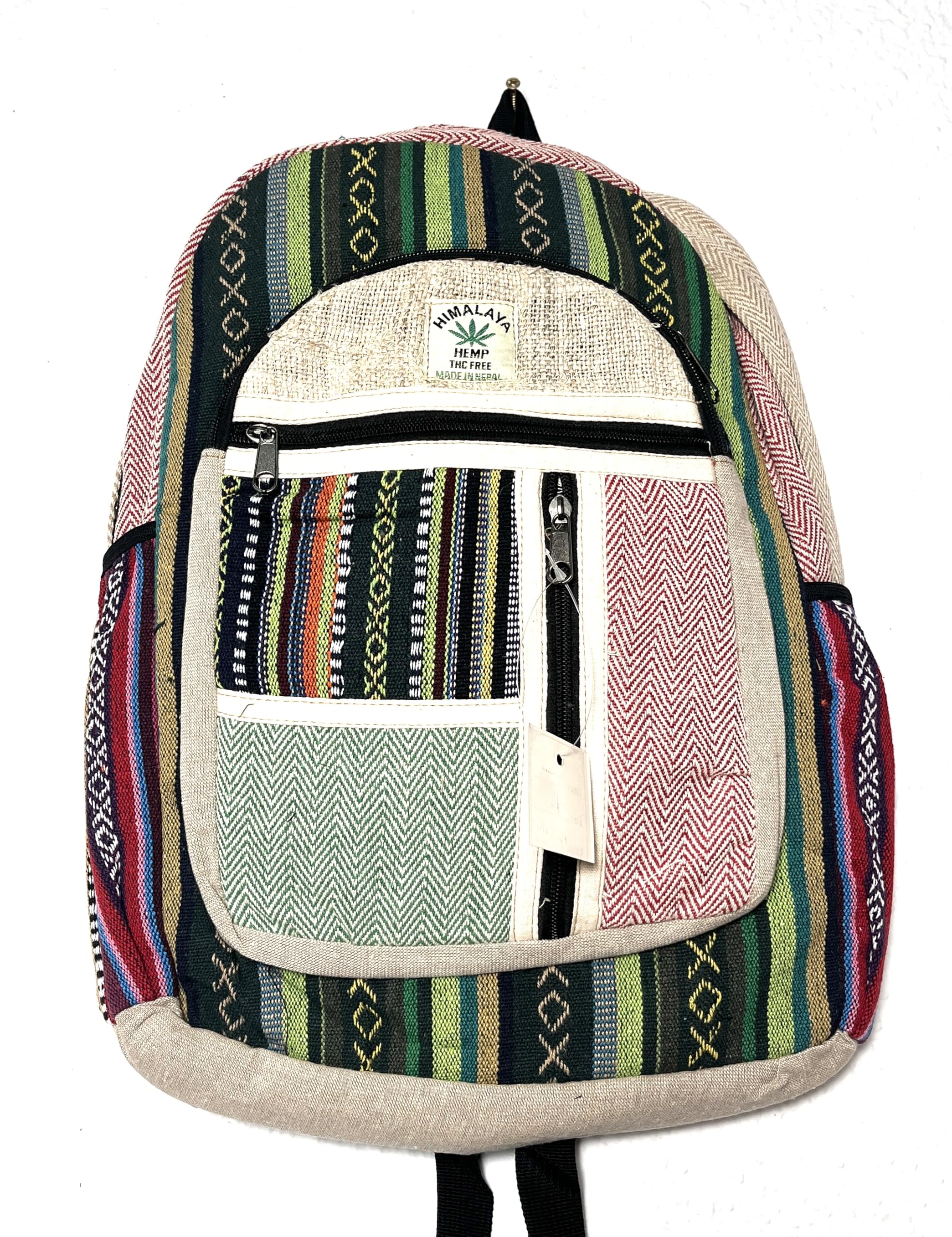 HCZ Zaino Hippie Nepal, multicolore, grande, Hippy
