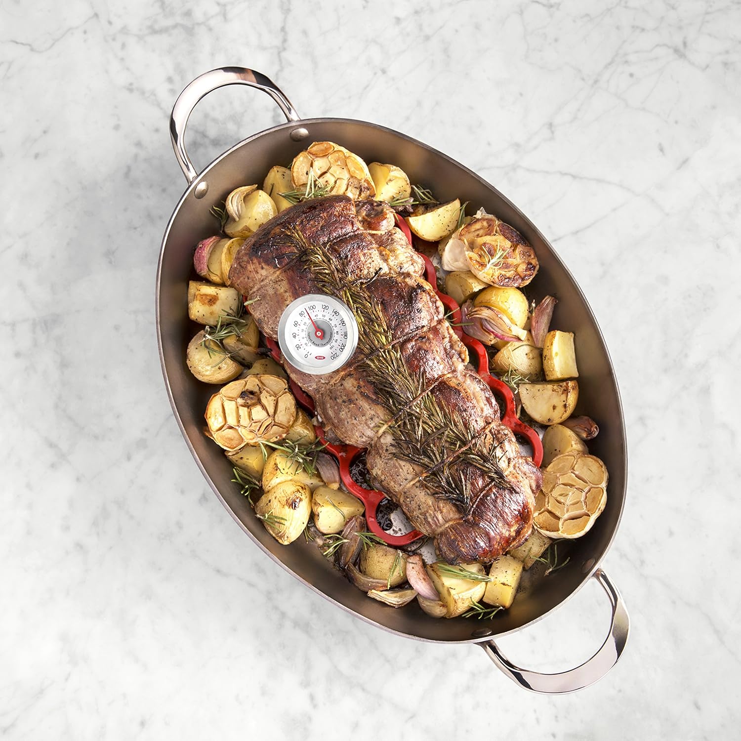 Review OXO Good Grips Chef’s Precision Meat Thermometer, Silver