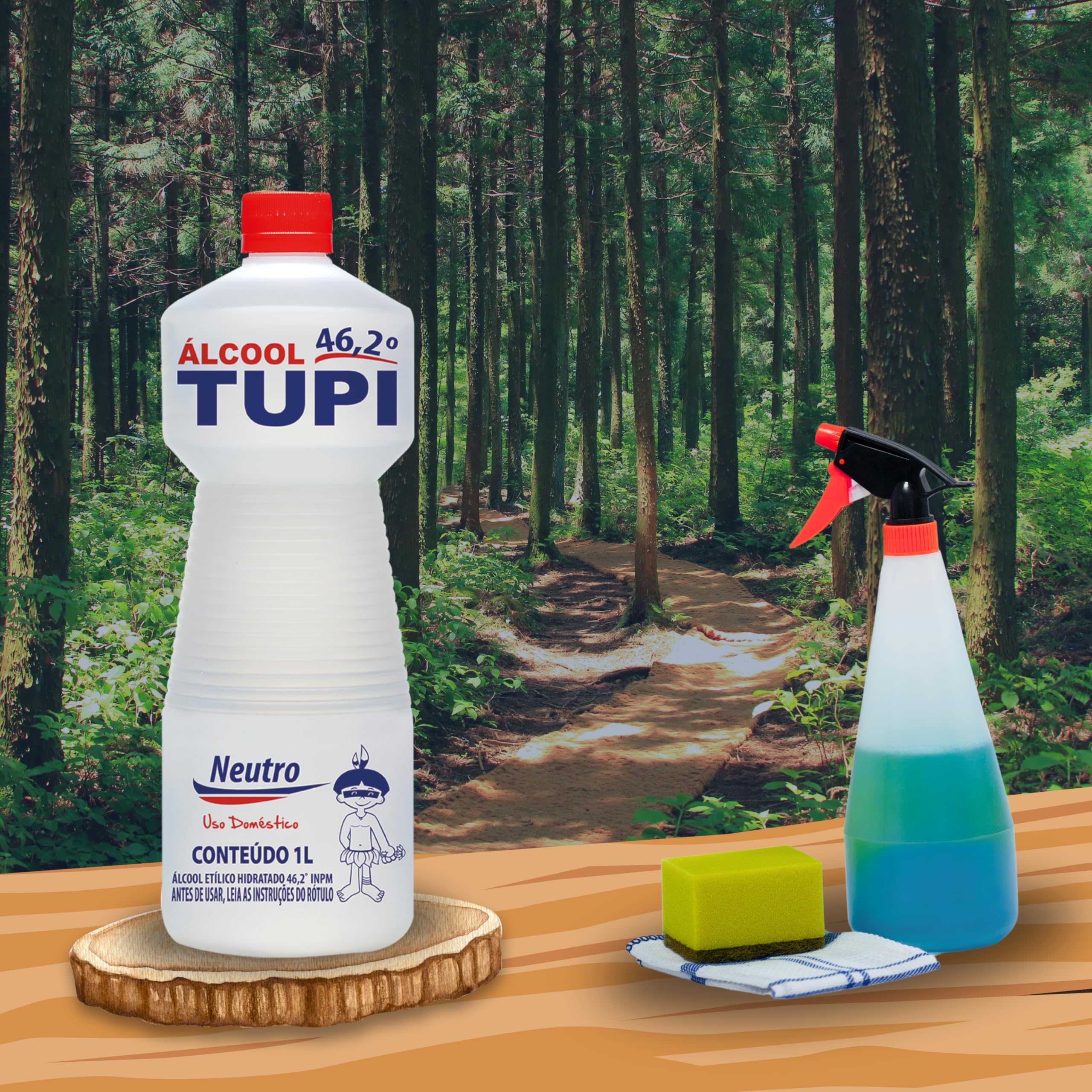 Álcool Líquido 46,2° INPM com 1 Litro Tupi | Amazon.com.br