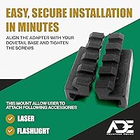 Vista 4 de Ade Advanced Optics Adaptador de riel Sigma Smith y Wesson