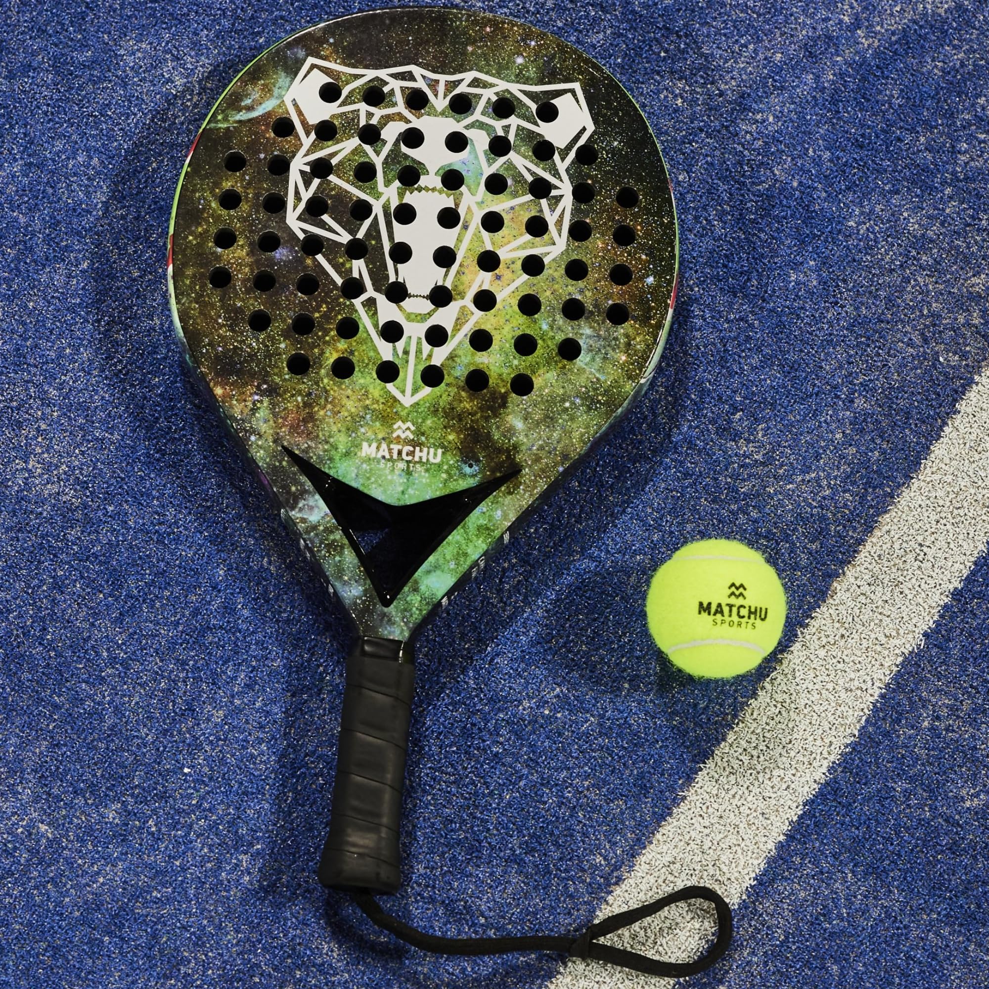 MATCHU - Pala de Pádel + Bolsa de Pádel - (3K/18K) 100% Carbono - Tecnología de Agarre 3D - Niños y Adultos - Principiantes y Jugadores Experimentados