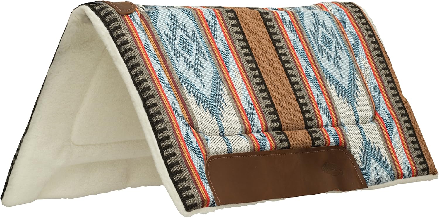 Weaver Leather All Purpose Saddle Pad – Felt Insert with Merino Wool Fleece Bottom