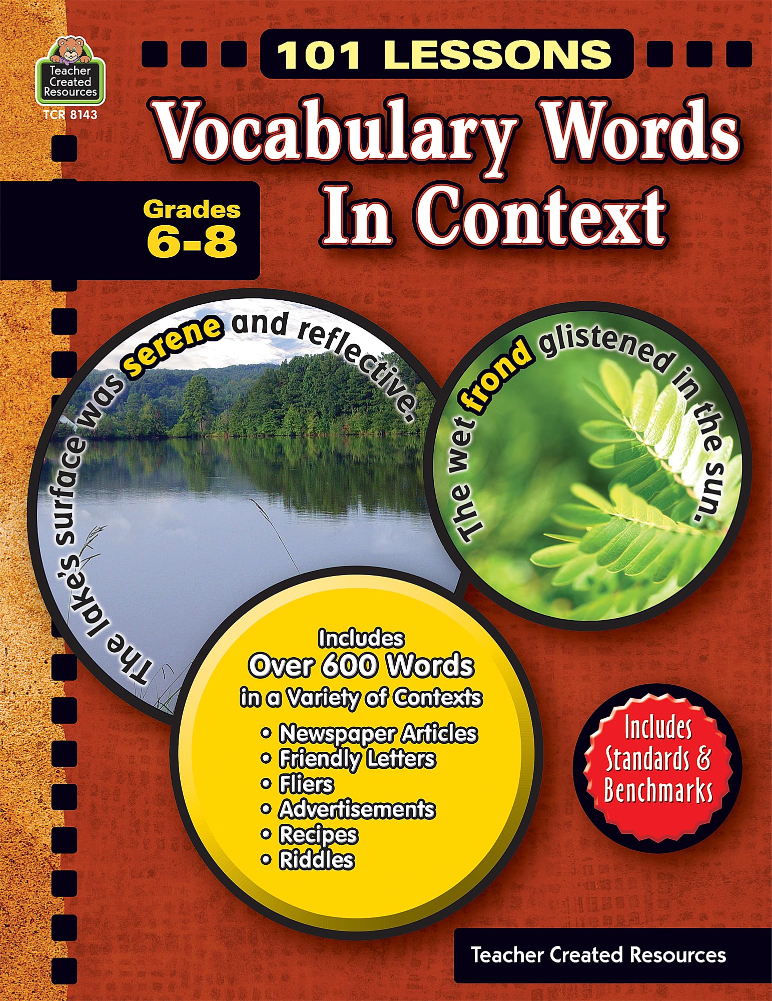 Vocabulary Words in Context: Grade 6-8 (101 Lessons)