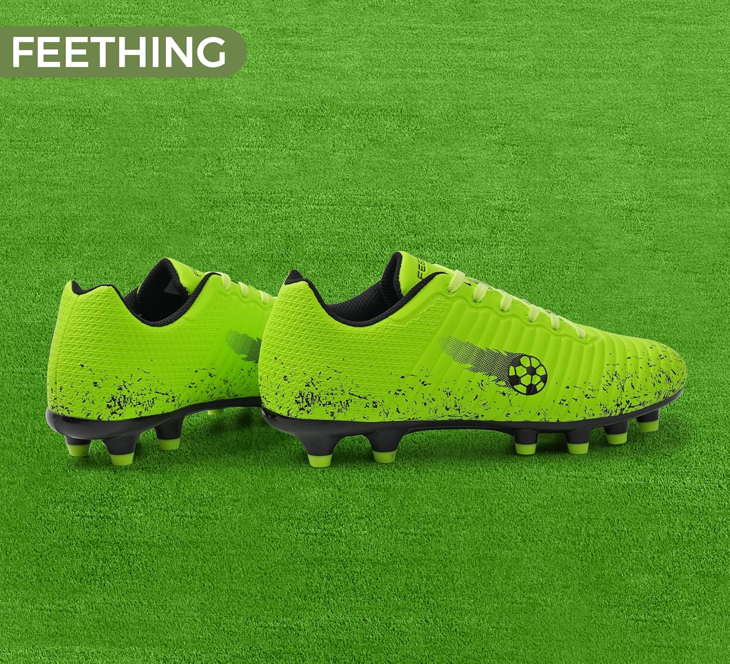 Kids & Youth Soccer Cleats for Girls & Boys – Firm Ground Football Shoes with Durable Long Studs for littls/Big Kids - Image 6