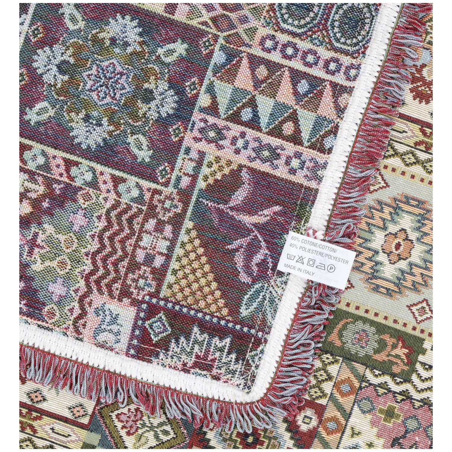 Casatessile Tovaglia copritavolo Elegante Tessuto GOBELIN Jacquard Aurora X - 8 posti 140x220 cm.